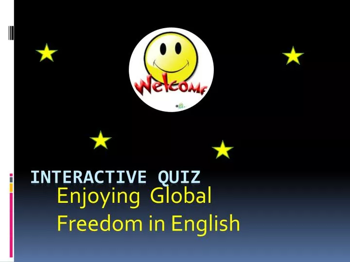 enjoying global freedom in english