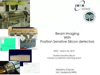 Beam Imaging With Position Sensitive Silicon detectors