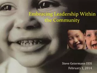 Embracing Leadership Within the Community