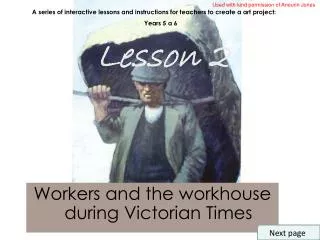 Workers and the workhouse during Victorian Times