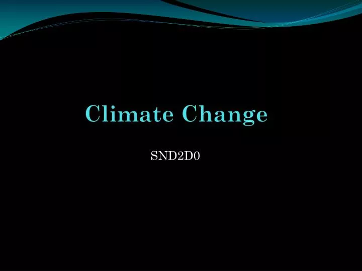 climate change