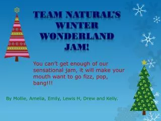 Team Natural’s Winter Wonderland jam!