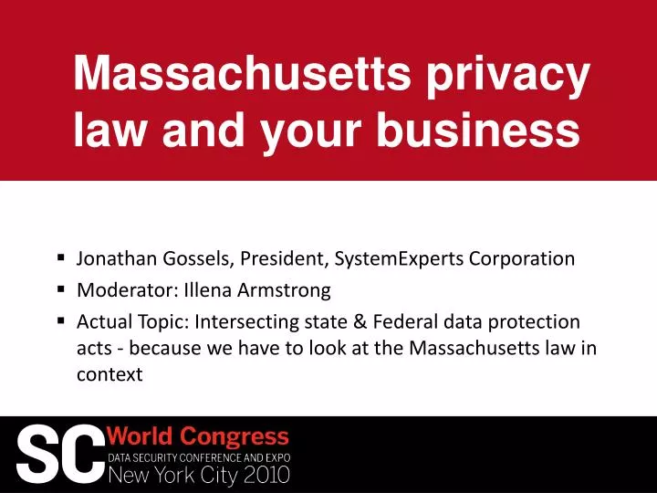 massachusetts privacy law and your business