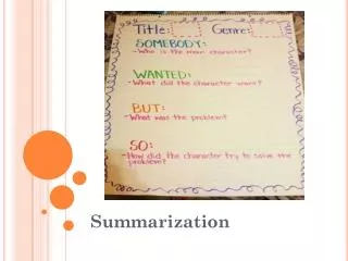 summarization