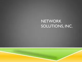 Network Solutions, INC.