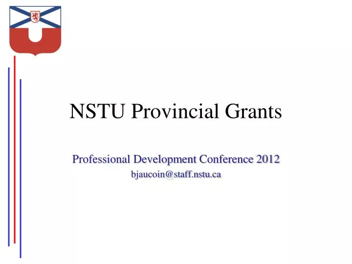 nstu provincial grants