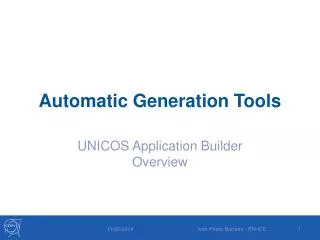 Automatic Generation Tools