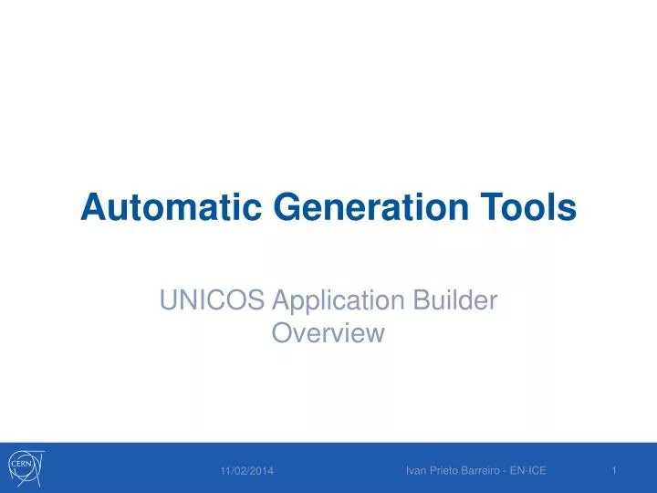 automatic generation tools