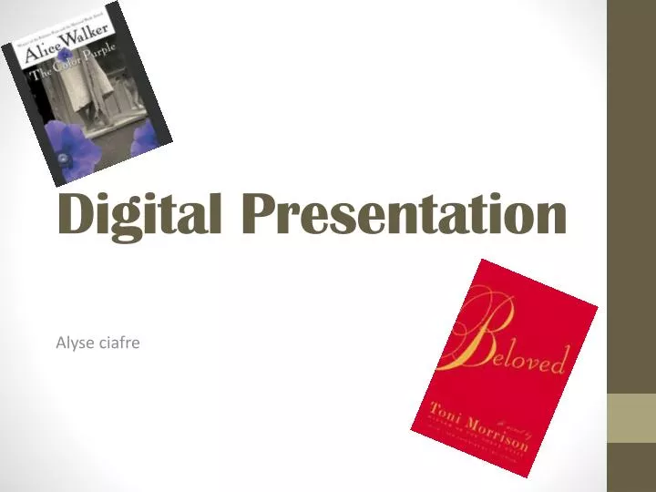 digital presentation