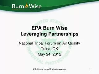 EPA Burn Wise Leveraging Partnerships