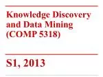 Knowledge Discovery - slide 1
