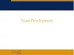 Team Development - slide 1
