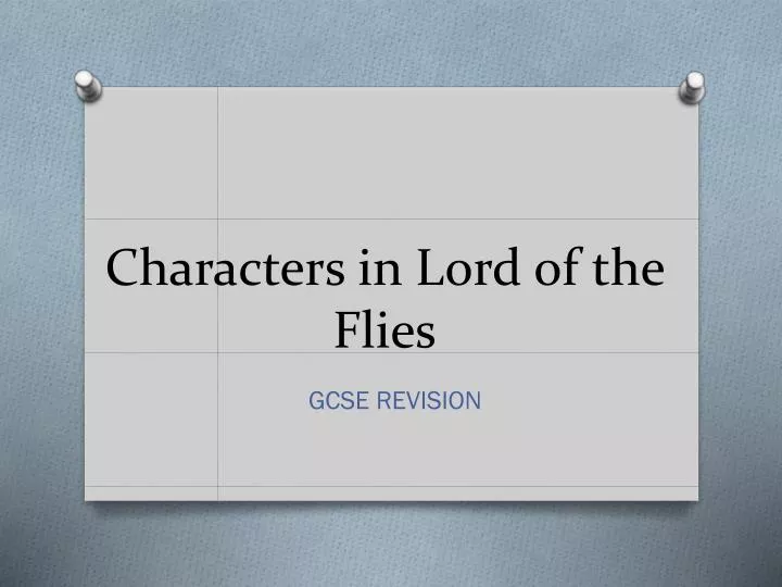 characters in lord of the flies