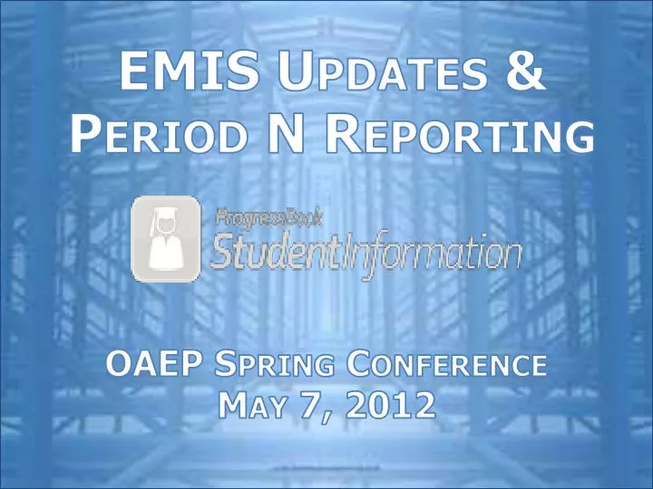 emis updates period n reporting