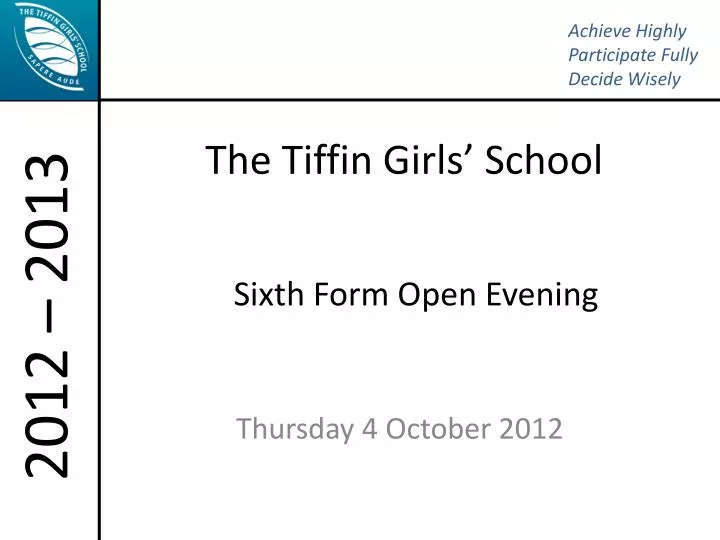 the tiffin girls school