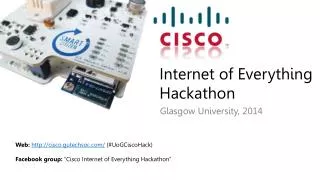 Internet of Everything Hackathon