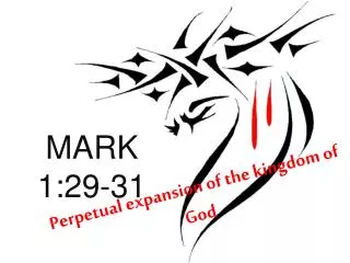MARK 1:29-31
