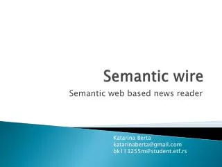 Semantic wire