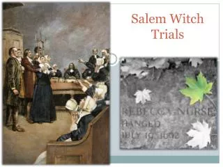salem witch trials