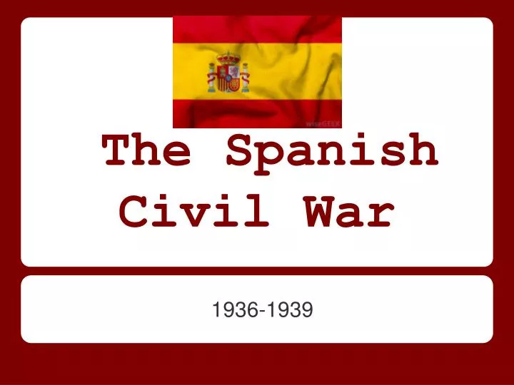 the spanish civil war