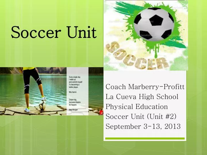 soccer unit