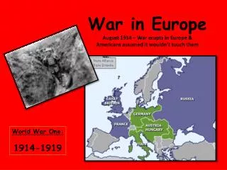 War in Europe