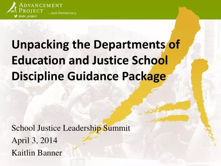 unpacking the departments of education and justice school discipline guidance package