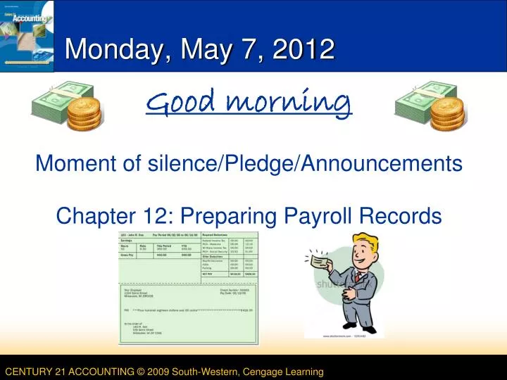 monday may 7 2012