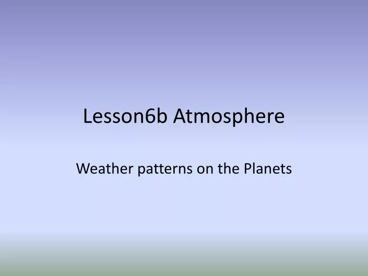 lesson6b atmosphere