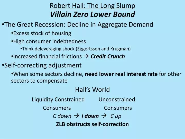 robert hall the long slump