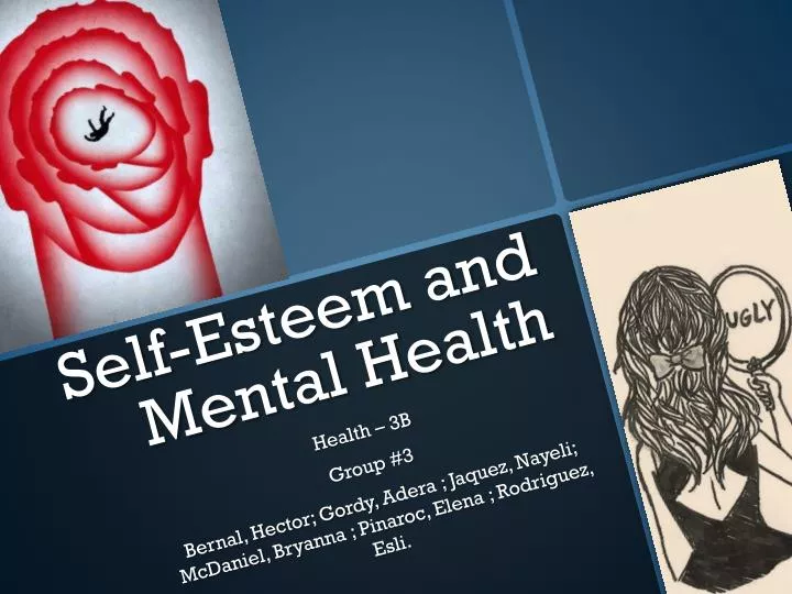 self esteem and mental health