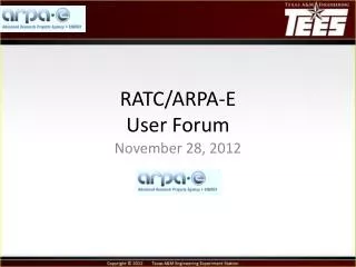 RATC/ARPA-E User Forum