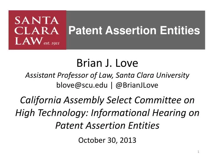 patent assertion entities
