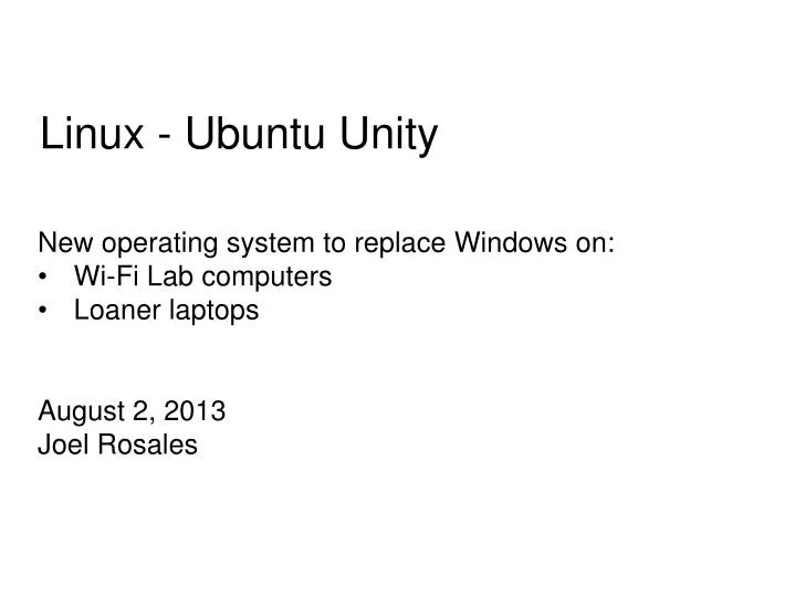 linux ubuntu unity