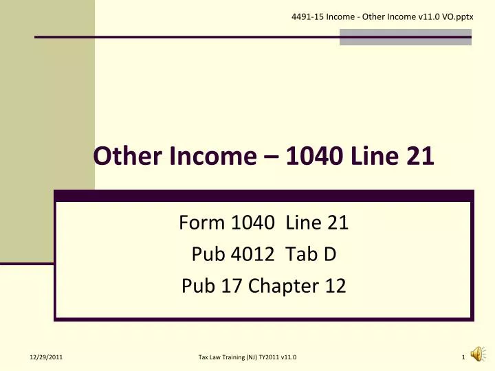 other income 1040 line 21