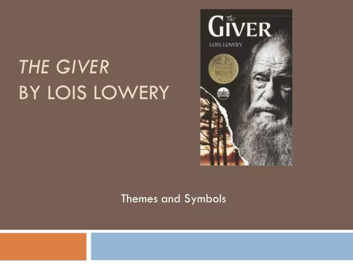 the giver by lois lowery