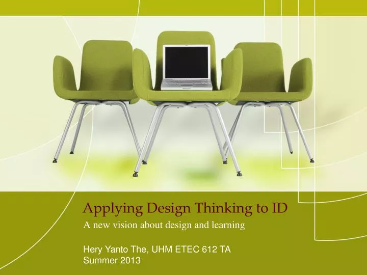 applying design thinking to id