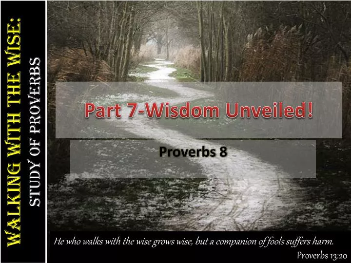 part 7 wisdom unveiled