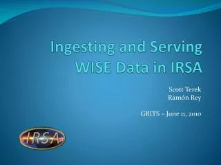 Ingesting and Serving WISE Data in IRSA