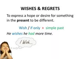 WISHES &amp; REGRETS