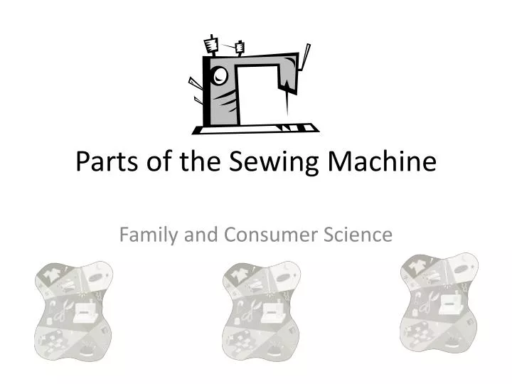 parts of the sewing machine