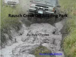 Rausch Creek Off R oading Park