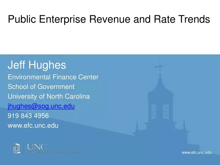 public enterprise revenue and rate trends