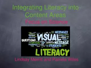 Integrating Literacy into Content Areas