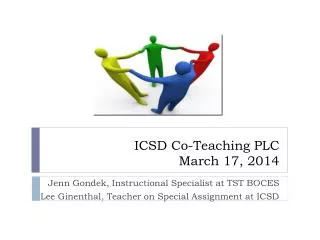 ICSD Co-Teaching PLC March 17, 2014