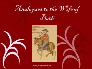 Analogues to the Wife of Bath