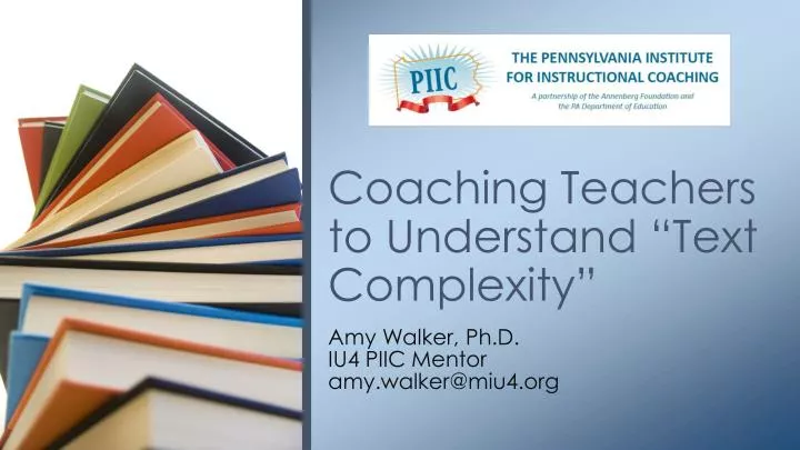 coaching teachers to understand text complexity