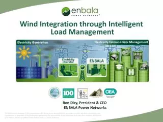 Wind Integration through Intelligent Load Management