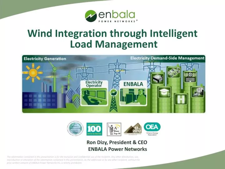 wind integration through intelligent load management