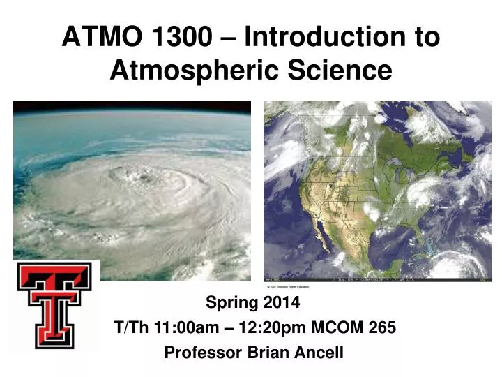 atmo 1300 introduction to atmospheric science